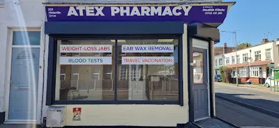 Atex Pharmacy: Travel Clinic, Ear Wax Removal, Weight Loss, Blood Tests, Westcliff