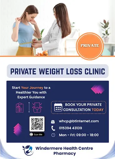 Windermere Health Centre Pharmacy - Travel, Weight Management & Earwax Removal Clinic